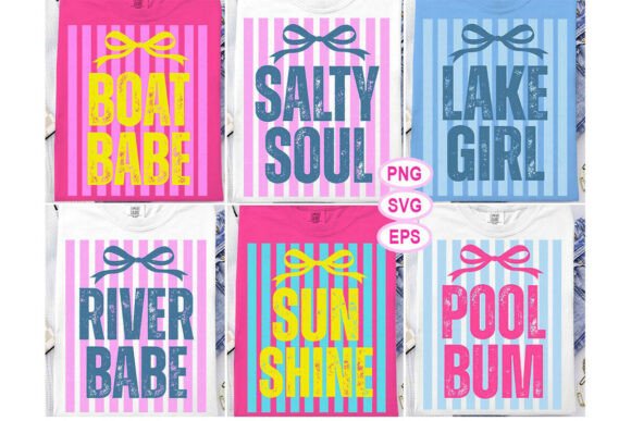Download Striped Summer Lake River SVG PNG Bundle - Premium Resources