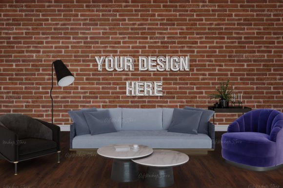 Download Mockup in Interior, Blank Wall Mock Up - Mockup in interior Collection