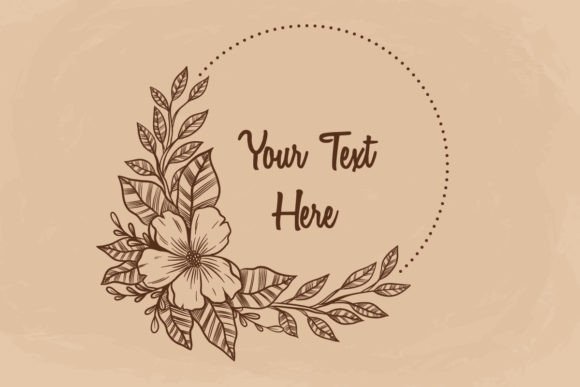 Download Hand Drawing Vintage Floral Frame - Vintage floral frame Collection